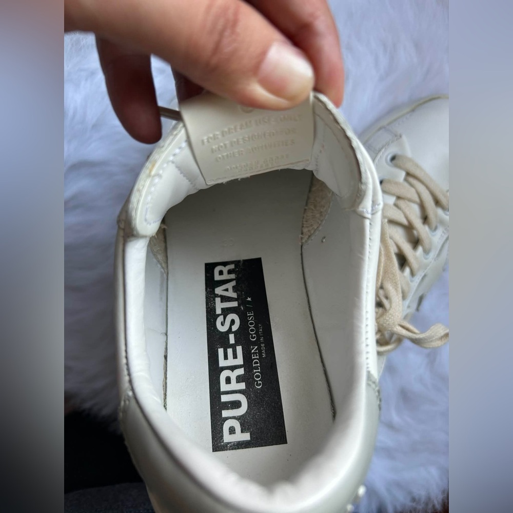 Golden Goose Off-White Star-Accent Platform Sneakers - Picture 7 of 7